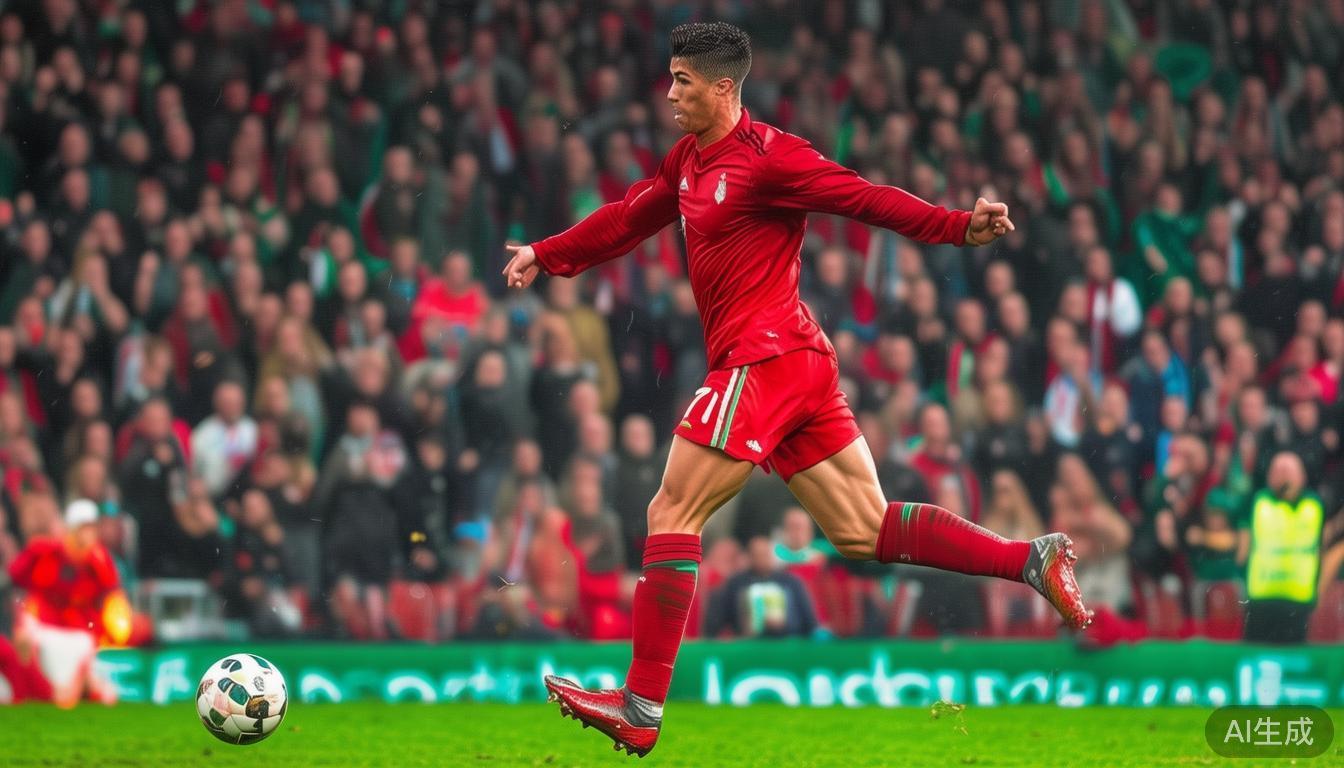 相比之下，C罗，葡萄牙天王，是以强烈的求胜欲望和极